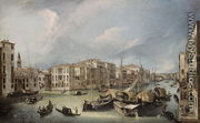 Grand Canal in Venice with the Rialto Bridge, c.1726-30 - (Giovanni Antonio Canal) Canaletto