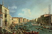 Venice- A Regatta on the Grand Canal, c.1740 - (Giovanni Antonio Canal) Canaletto