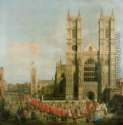 Procession of the Knights of the Bath - (Giovanni Antonio Canal) Canaletto