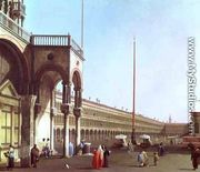 Piazza di San Marco from the Doges' Palace - (Giovanni Antonio Canal) Canaletto