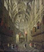 Interior of Henry VII's Chapel, Westminster Abbey, c.1750 - (Giovanni Antonio Canal) Canaletto