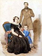 Family Portrait, 1856 - August (Agost Elek) Canzi