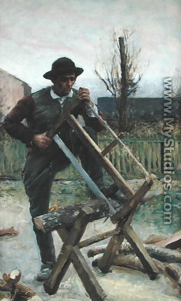 An Aragonese Woodcutter, 1876 - Louis Capdevielle