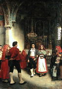 A Wedding at Laruns, 1881 - Louis Capdevielle