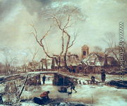 Winter Scene - Jan Van De Capelle