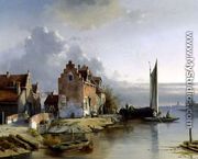 Belgian Riverside, 1858 - Jacques Carabain