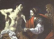 St. Sebastian Nursed by St. Irene - Giovanni Battista Caracciolo
