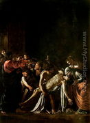 Resurrection of Lazarus (detail-1) - (Michelangelo) Caravaggio