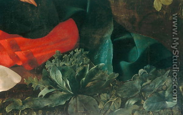 Rest during the flight into Egypt (detail-4) - (Michelangelo) Caravaggio