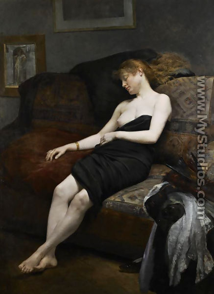 Asleep in the Studio - Georges Roussin