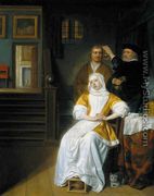 The Anaemic Lady - Samuel  Van Hoogstraten