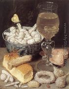 Still-Life with Bread and Confectionary - Georg Flegel