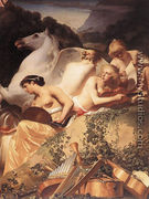 The Four Muses with Pegasus - Caesar Van Everdingen