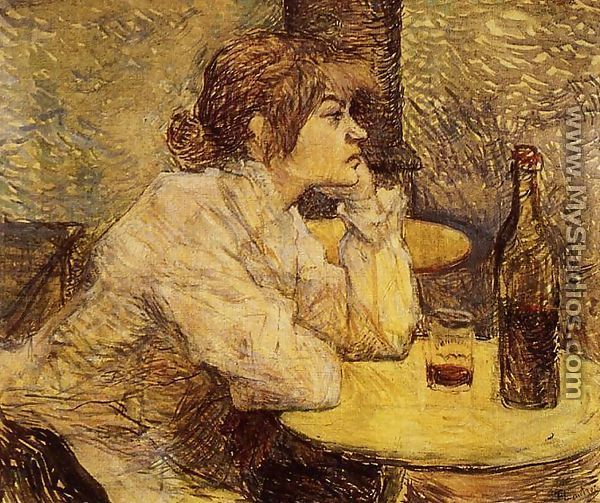Hangover (or The Drinker) - Henri De Toulouse-Lautrec