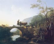 Bridge in an Italian Landscape - Paulus Potter