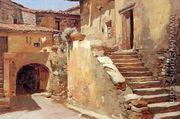 Italian Courtyard - Frank Duveneck