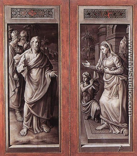 Triptych of the Micault Family (closed) - Jan Cornelisz Vermeyen