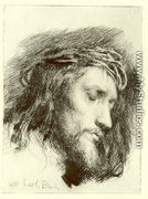 Portrait of Christ - Carl Heinrich Bloch