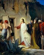 The Raising of Lazarus - Carl Heinrich Bloch
