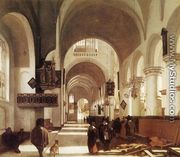 Interior of a Church - Emanuel de Witte
