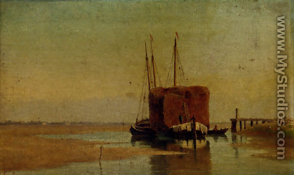 A Dutch Hay Barge - Pietro Galter