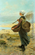 The Young Fisherwoman - Pierre-Marie Beyle