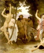 La Jeunesse de Bacchus [detail: left] (The Youth of Bacchus) - William-Adolphe Bouguereau