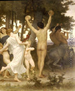 La Jeunesse de Bacchus [detail: right] (The Youth of Bacchus) - William-Adolphe Bouguereau