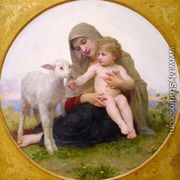 La Vierge à L'agneau (Virgin and Lamb) - William-Adolphe Bouguereau