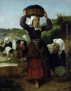 Washerwomen of Fouesnant - William-Adolphe Bouguereau