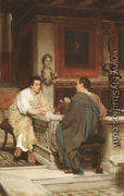 The Discourse (or A Chat) - Sir Lawrence Alma-Tadema