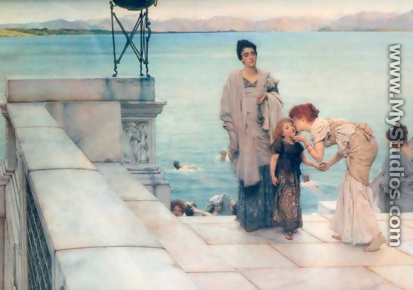 A Kiss - Sir Lawrence Alma-Tadema