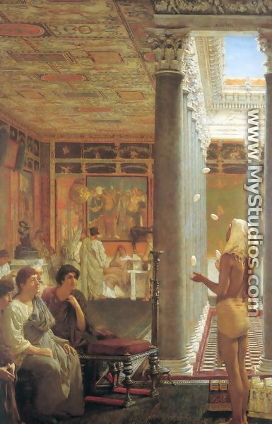 Egyptian Juggler - Sir Lawrence Alma-Tadema