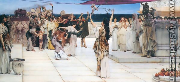 A Dedication to Bacchus - Sir Lawrence Alma-Tadema