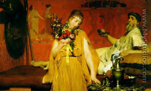 Between Hope and Fear - Sir Lawrence Alma-Tadema