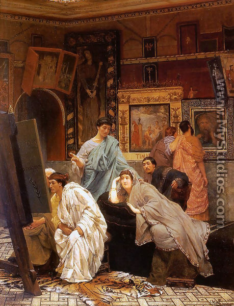 A Collection of Pictures at the Time of Augustus - Sir Lawrence Alma-Tadema