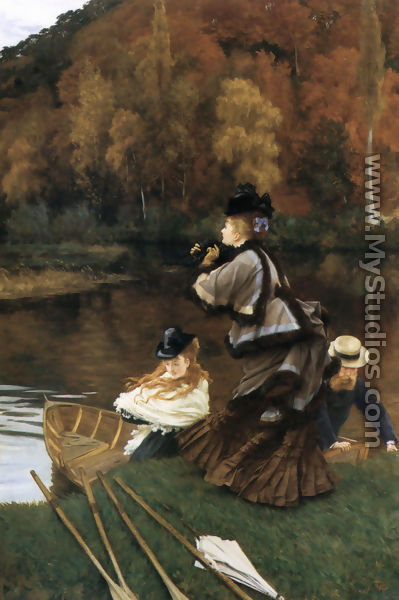 Autumn on the Thames (or Nuneham Courtney) - James Jacques Joseph Tissot