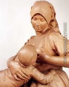 Peasant Woman Nursing An Infant - Jules Dalou