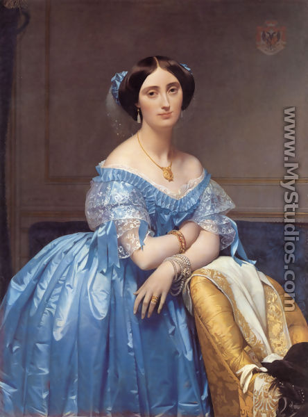 Princesse Albert de Broglie, née Joséphine-Eléonore-Marie-Pauline de Galard de Brassac de Béarn - Jean Auguste Dominique Ingres