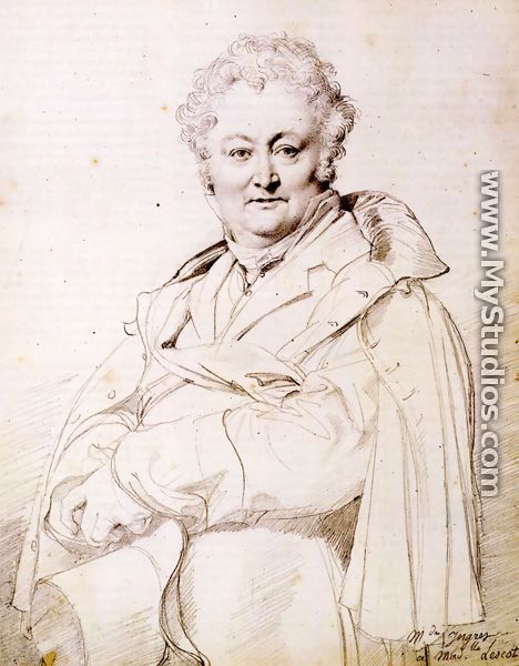Guillaume Guillon Lethiere - Jean Auguste Dominique Ingres