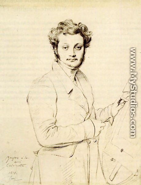 Luigi Calamatta - Jean Auguste Dominique Ingres