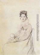 Madame Alexandre Lethiere, born Rosa Meli, and her daughter, Letizia - Jean Auguste Dominique Ingres