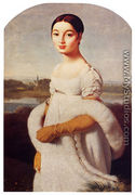 Portrait Of Mademoiselle Caroline Riviere - Jean Auguste Dominique Ingres