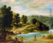The Banks of the River Sebou - Eugene Delacroix