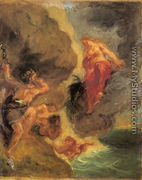 Winter -- Juno and Aeolus - Eugene Delacroix