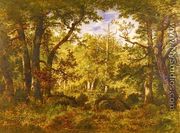 A Sunlit Clearing In The Forest At Fontainebleau - Narcisse-Virgile Díaz de la Peña