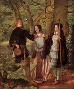 A Scene from <u>As You Like It</u> (or The Mock Marriage of Orlando and Rosalin) - Walter Howell Deverell