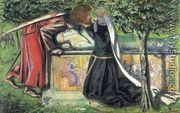 Arthur's Tomb: The Last Meeting of Lancelot and Guinevere - Dante Gabriel Rossetti