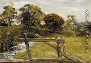 View Near Hampstead - Sir John Everett Millais