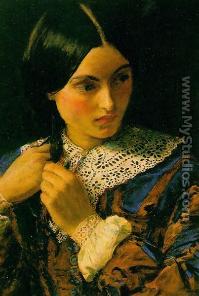 A Beauty - Sir John Everett Millais
